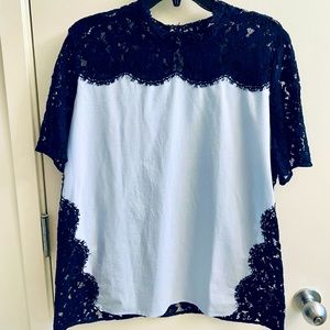 Halogen Lace Back Top